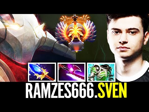 RAMZES Sven [FULL GAMEPLAY] - Pro Safelane Guide | Dota 2 IMMORTAL GAMEPLAY