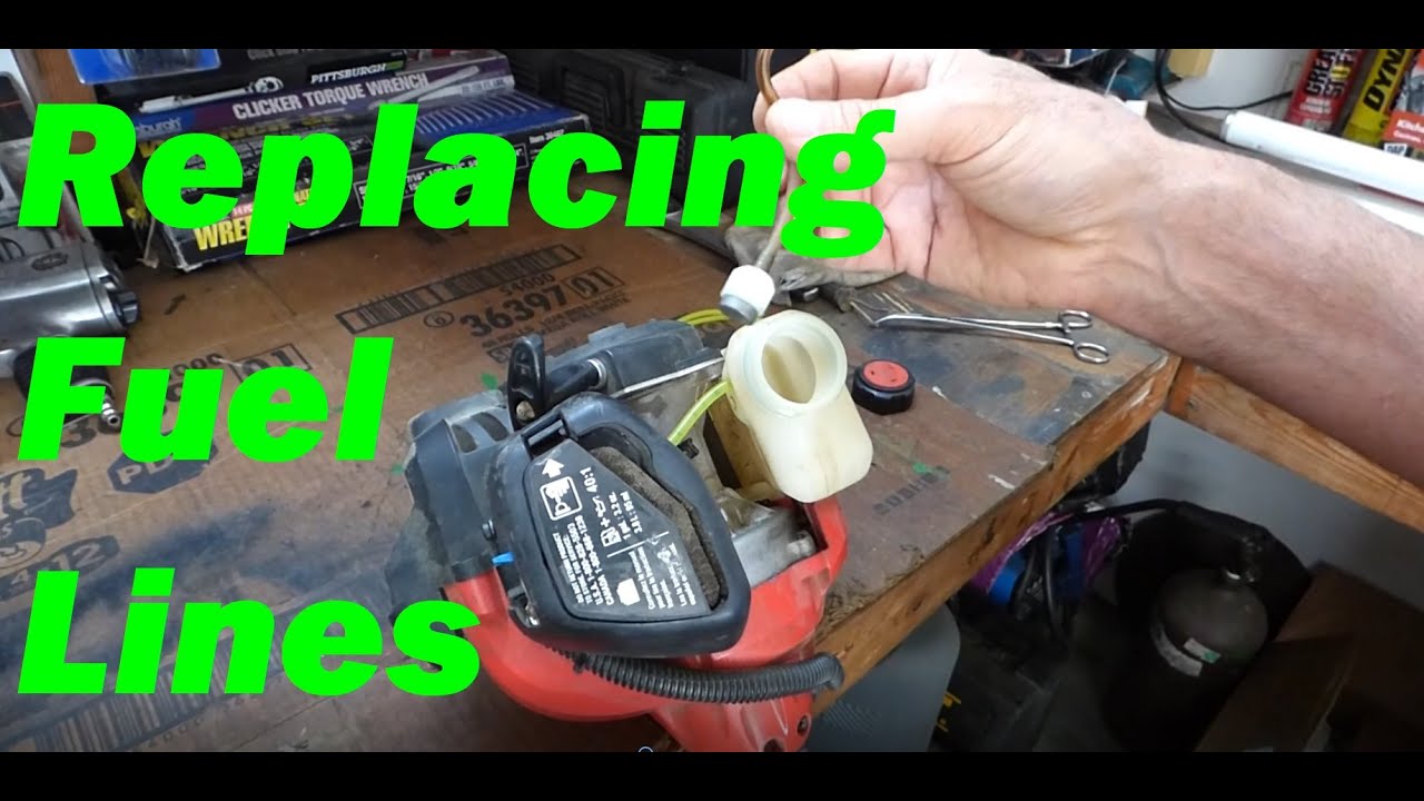 How To Replace Fuel Line on 2-Stroke/2-Cycle Engines (Weed Eater, Chainsaw, Hedge Trimmer, Blower)
