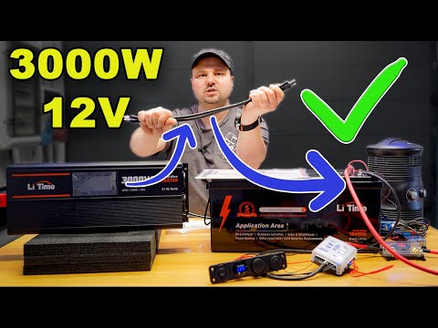 3000 Watt Wechselrichter an 12 Volt Batterie anschließen? Worauf müsst ihr achten?