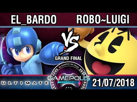 [INVITATIONAL GAMEPOLIS] El_Bardo (Mega) vs Robo~Luigi (Pac-Man) - SSBU E3 Demo - Grand Final