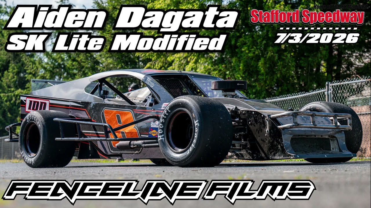 Aiden Dagata's SK Lite Run at Stafford Speedway