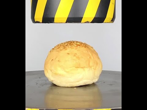 Hydraulipuristin vs leipä ─ Lehdistön kokoelma #hydraulipuristin #shorts