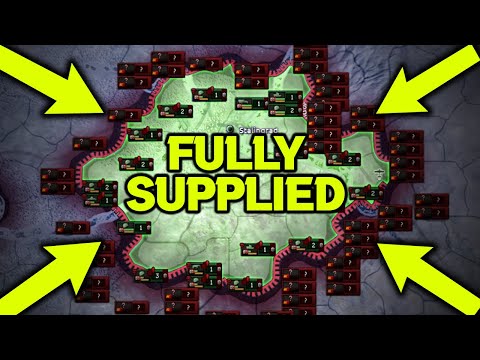 how to never run out of supply in new hoi4 dlc