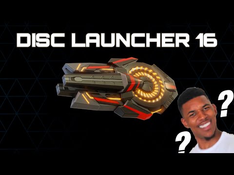 DISC LAUNCHER 16!?! | UPCOMING WEAPON in Mech Arena