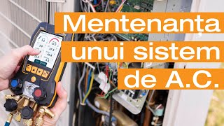 Manifold digital inteligent testo 558s - Mentenanta unui sistem de aer conditionat