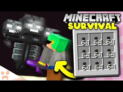 Building The EASIEST Wither Rose Farm In Minecraft! (#85)
