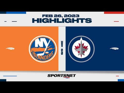 NHL Highlights | Islanders vs. Jets - February 26, 2023