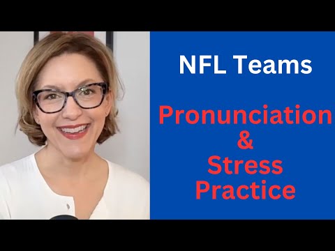 NFL 球隊名稱 🏈 學習發音重音 🇺🇸 美式足球英文發音教學 (NFL Team Names 🏈 Learn to Pronounce Stress Patterns 🇺🇸 American Football English Pronunciation)