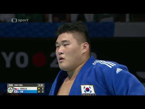 2019 Tokyo Semifinal +100 kg Krpálek Lukáš CZE vs  Kim Minjong KOR