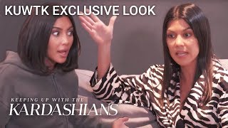 Kim & Kourtney Kardashian Clash Over Candy For Daughters' Party | KUWTK Exclusive Look | E!