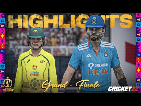 India vs Australia World Cup 2023 Final - Cricket 22 Stream Highlights