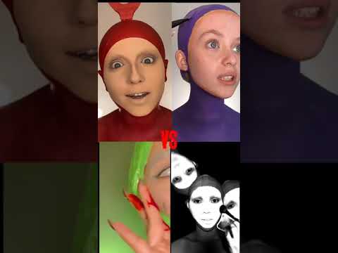 Teletubbies makeup#shorts #trend #teletubbiessongs #makeup
