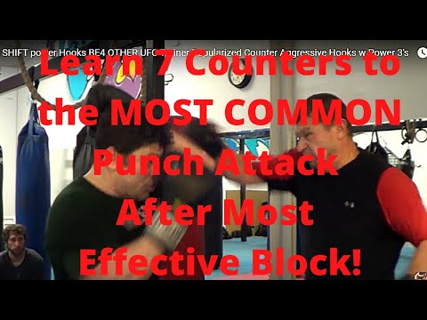 Learn 7 Counters to the most Common Punch Attack after MOST EFFECTIVE Block!