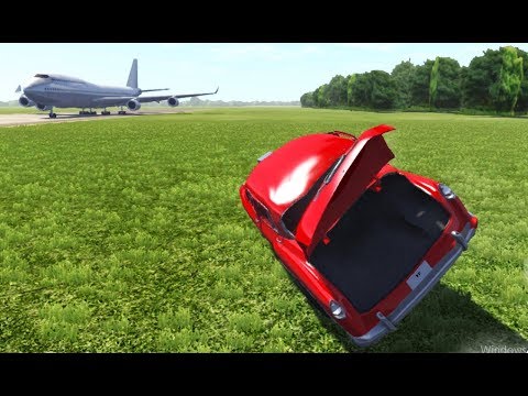 Funny Random Crashes #1 - Burnside Special Dragster VS Dunsfold Map BeamNG.drive