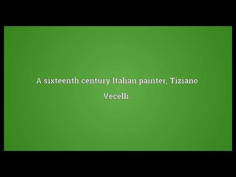 Titian Meaning