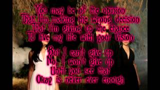 Michael Paynter-Love the Fall [featuring: The Veronicas] (lyrics video)