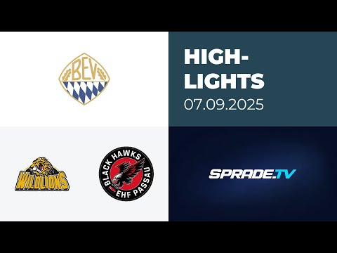 07.09.2025 - Highlights - ERSC Amberg vs. EHF Passau Black Hawks