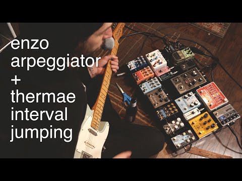 using the meris enzo arpeggiator with ramping thermae intervals