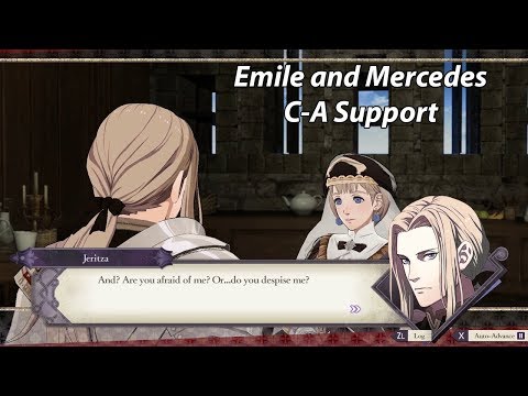 Jeritza and Mercedes C-A Support - Fire Emblem Three Houses