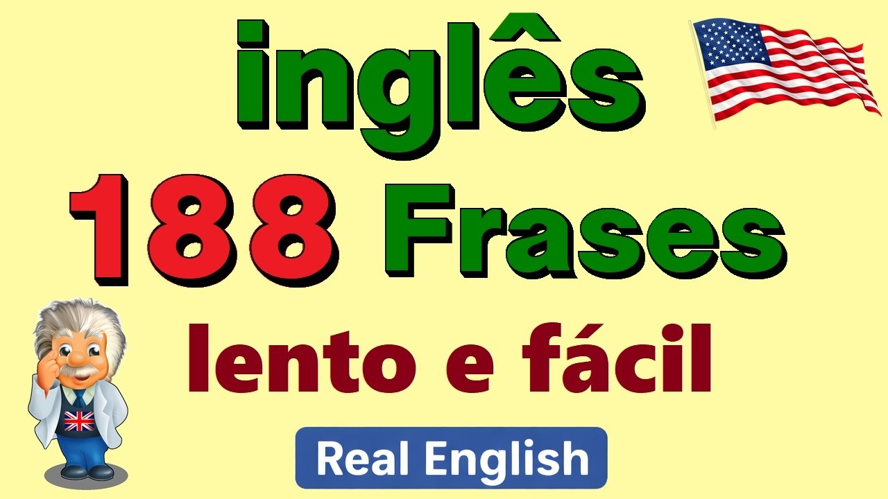 ✅ 188 lentas frases em inglês. Aprenda Inglês para iniciantes dormindo