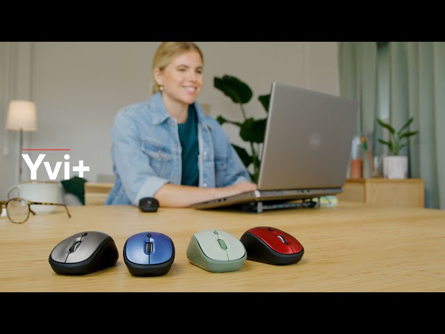 Trust Yvi+ Ratón Óptico Inalámbrico Silencioso Eco 1600DPI Azul video