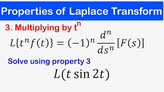 🔵27 - Elementary Properties of the Laplace Transform with solved examples on each Property