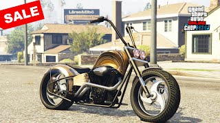 Zombie Chopper Fresh Customization & Review | SALE | GTA 5 Online | Harley Davidson Fat Bob Custom