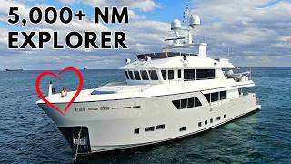 5,000NM+ Steel Explorer SuperYacht ATLAS CDM 102' DARWIN Tour