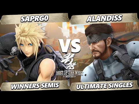 Best of the West II TOP 8 - Spargo (Cloud) Vs. AlanDiss (Snake) Smash Ultimate - SSBU