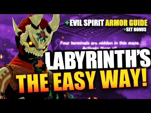 EVIL SPIRIT ARMOR | THE EASY WAY | LABYRINTH GUIDE ZELDA TEARS OF THE KINGDOM
