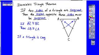 McGraw Hill Geometry Notes: Chapter 4: Section 6: Video 1 of 2