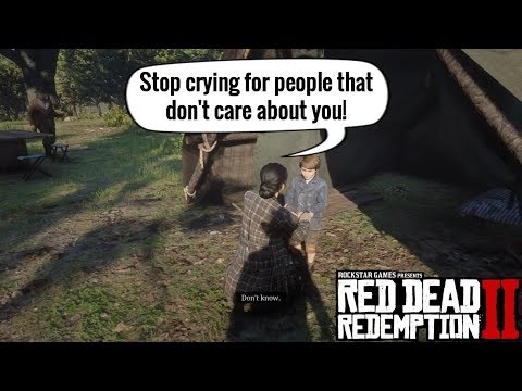 Little Jack Marston is crying because John don't care about him! | Red Dead Redemption 2