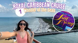 Royal Caribbean Cruise | Wonder of the Seas | Embarkation | Sail Away Party | Room & Ship Tour