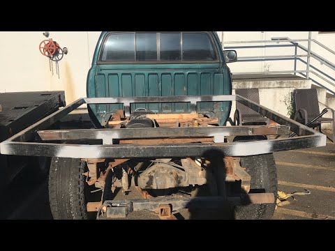 FLATBED mounts are DONE! Now to mount the gasifier...