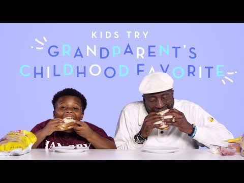 Kids Try Their Grandparent's Childhood Favorite Food | Kids Try | HiHo Kids