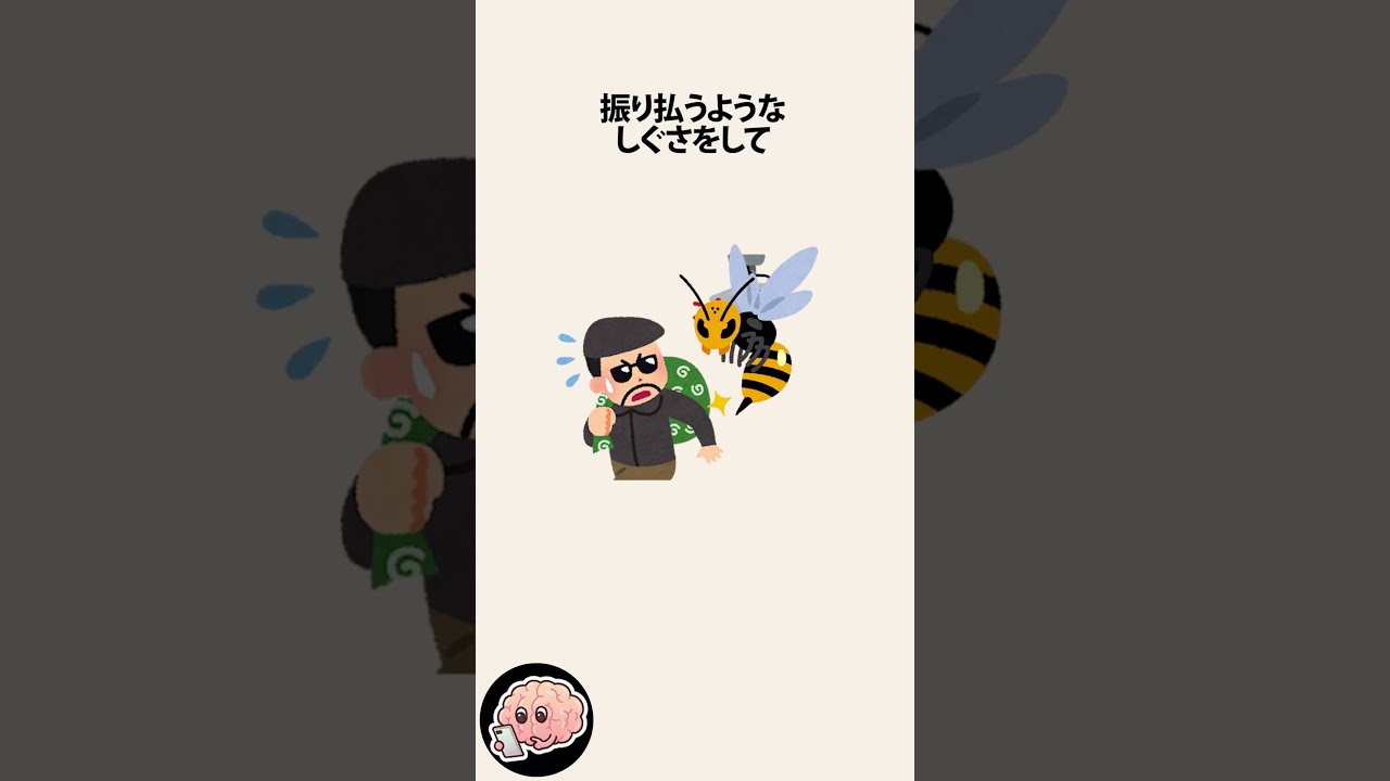 窃盗疑いの男がハチに刺されて退散した件に関するうんちく