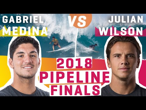 Gabriel Medina BEATS Julian Wilson to become 2018 Pipe Master & 2x World Champ | FULL HEAT REPLAY
