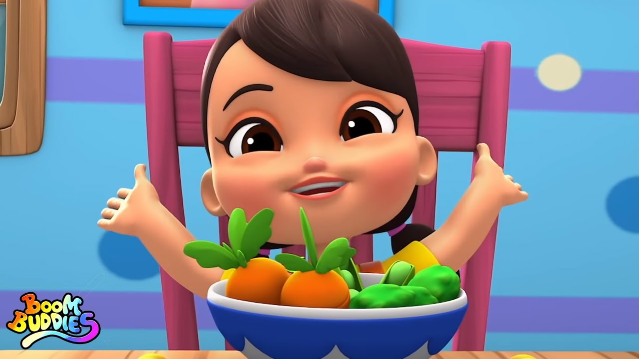 Canción vegetal | Rimas para niños | Boom Buddies Español | Educación | Dibujos animados