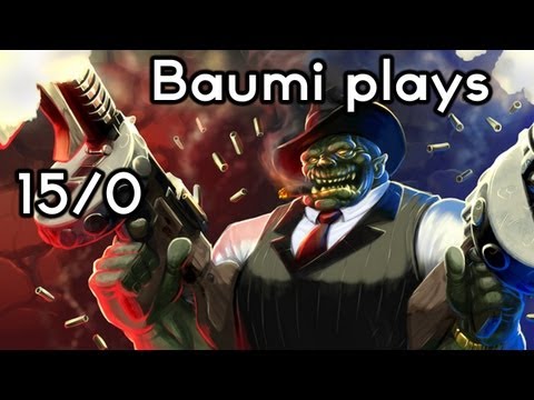 HoN TMM | SHOOTING LAZERS OUT OF A TOMMYGUN!! | Baumi plays Flint Beastwood