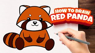 Cute Red Panda Drawing Tutorial | Easy Step-by-Step Guide