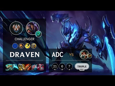 Draven ADC vs Miss Fortune - EUW Challenger Patch 11.18