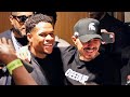 DEVIN HANEY & GEORGE KAMBOSOS EMBRACE AFTER FIGHT! BOTH SHOW EACH OTHER MAD LOVE & RESPECT!