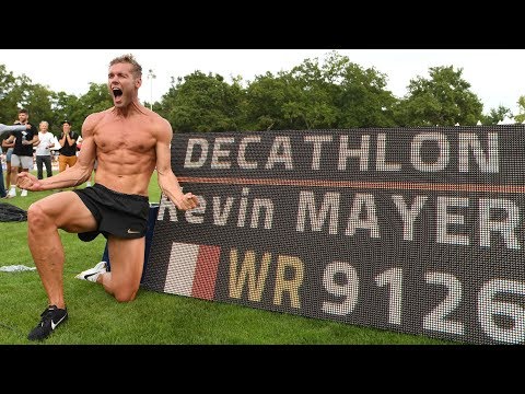Decastar 2018: Kevin Mayer's decathlon world record (world record 9126 pts)