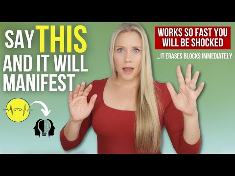 THIS WORKS FAST! | Say This and It WILL Manifest | Insane Results #lawofattraction #manifestation