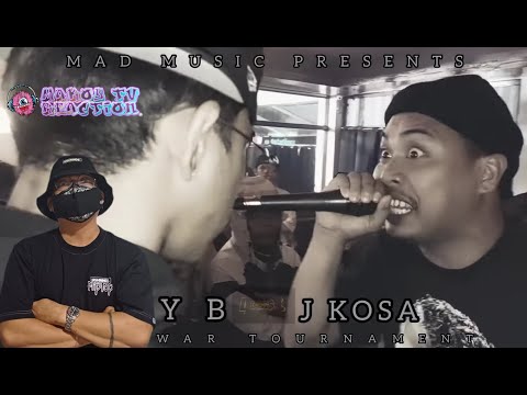 YB VS J KOSA | REACTION VIDEO | TIKTOK YB | MAD MUSIC PRESENTS | WORD WAR TOURNAMENT | FINALS
