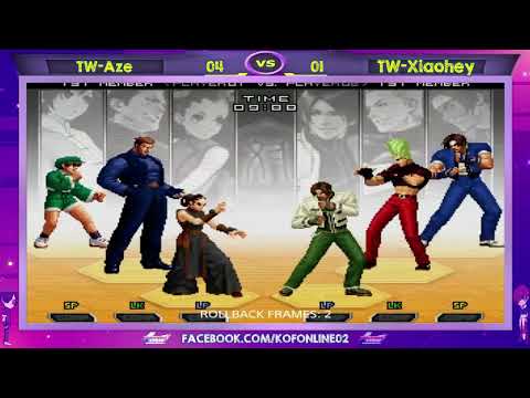 Aze (阿泽) Vs TW-Xiaohey FT10 KOF 2002 UM - A melhor luta entre os Top Players