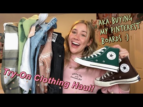 A MASSIVE *cute and aesthetic* Clothing Haul 2021! 🛍️✨ *try-on of course