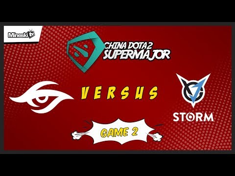 Team Secret vs VGJ.Storm | Group Stage Best of 3 |  China Dota 2 Supermajor | Game 2