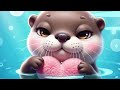 🦦✨ STOP Overthinking Tonight 💤 Cute Otter Lullaby for Anxiety, Sleep & Study Melt Your Stress Away