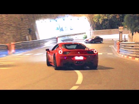 Crazy Ferrari Owners Trying to Drift in Monaco!!